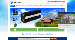 Desktop Screenshot of chinapowerinverters.com