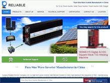 Tablet Screenshot of chinapowerinverters.com